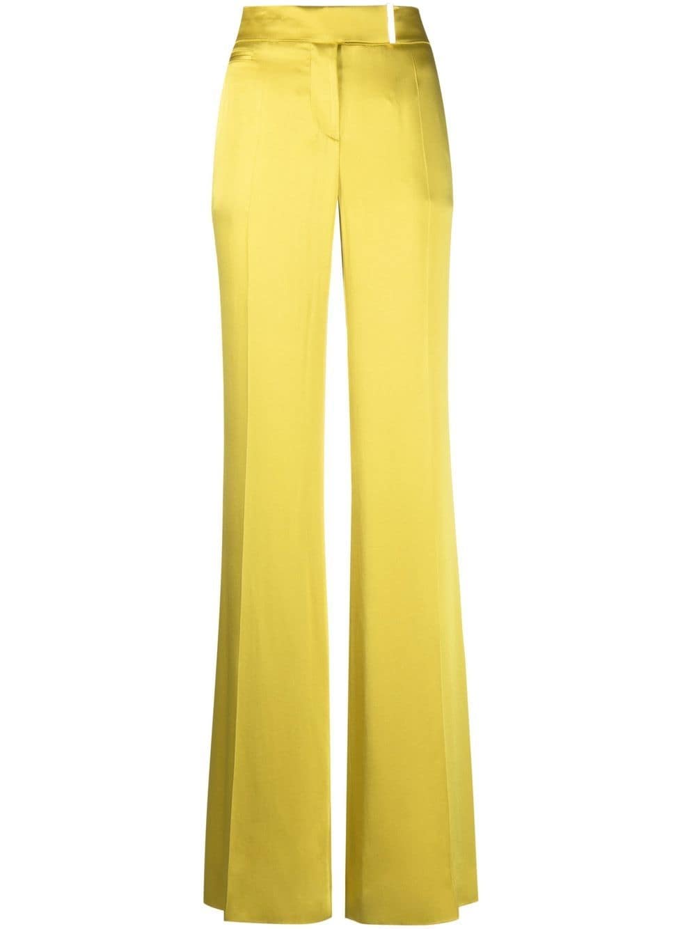 TOM FORD high-waisted tailored trousers - Yellow von TOM FORD