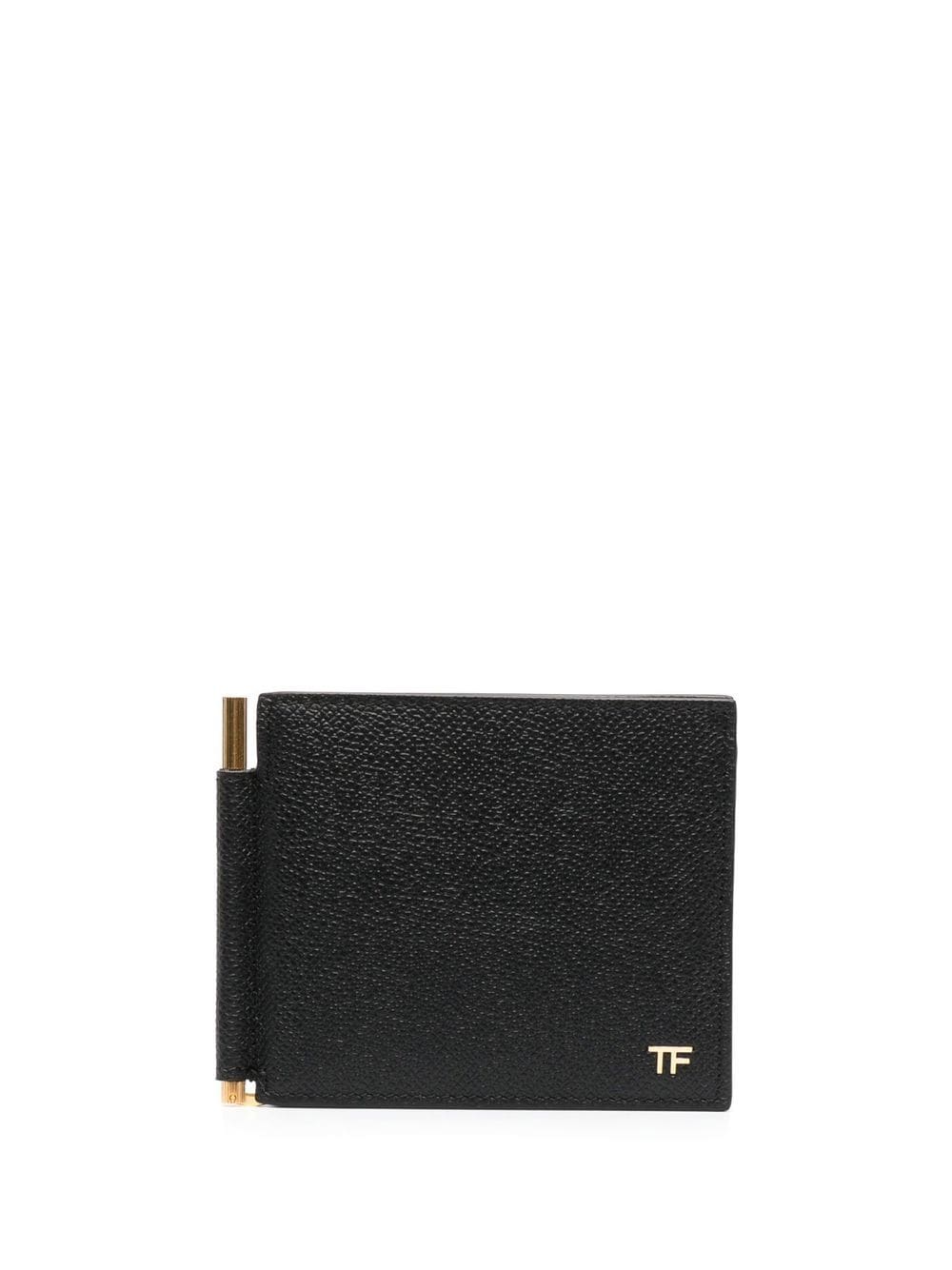 TOM FORD hinged leather bifold wallet - Black von TOM FORD