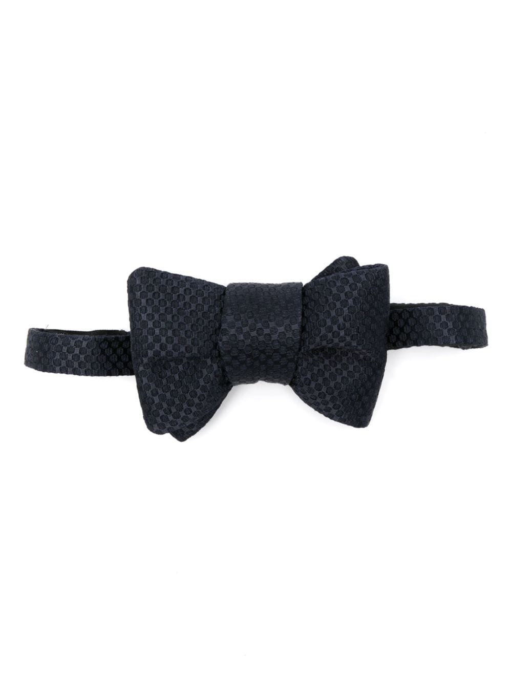 TOM FORD honeycomb-detailed bow tie - Blue von TOM FORD