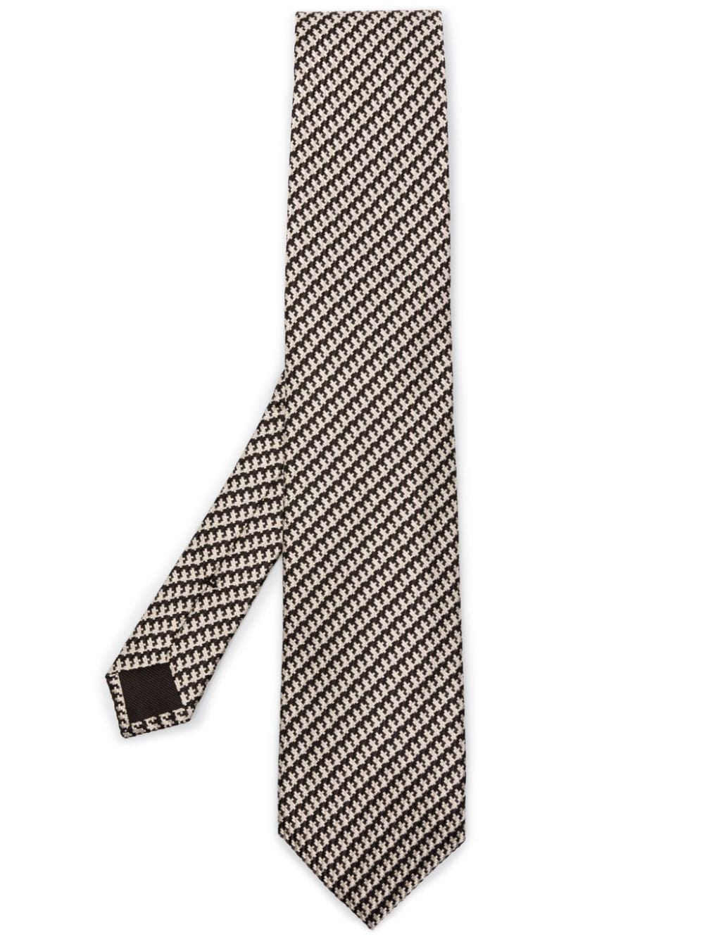 TOM FORD jacquard silk tie - Black von TOM FORD