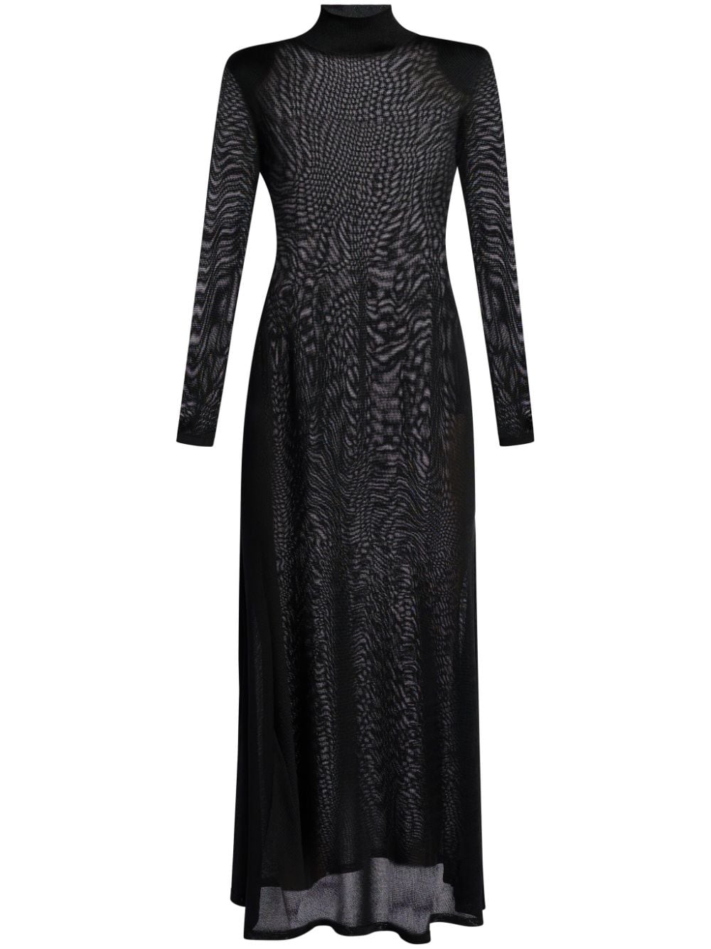 TOM FORD knitted jersey maxi dress - Black von TOM FORD