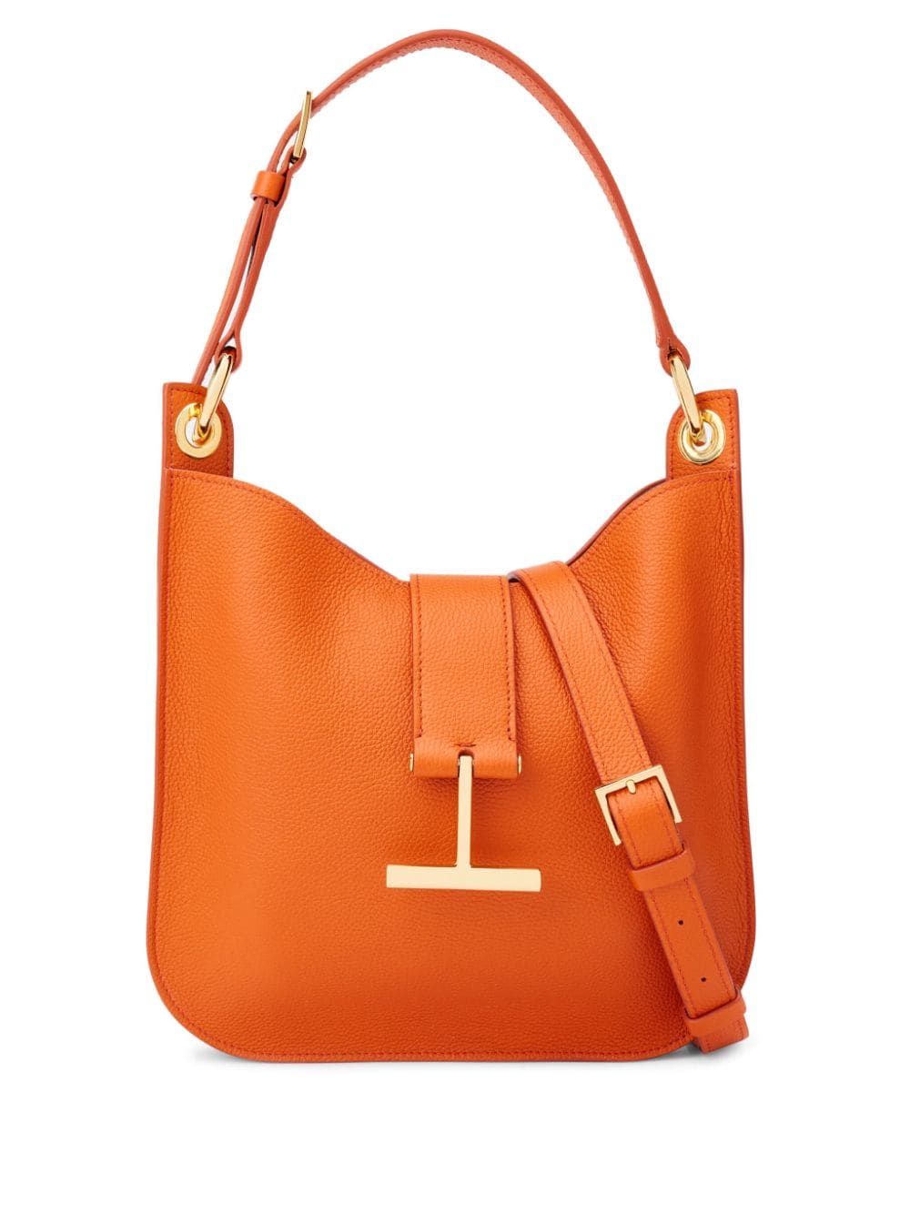 TOM FORD large Tara leather tote bag - Orange von TOM FORD