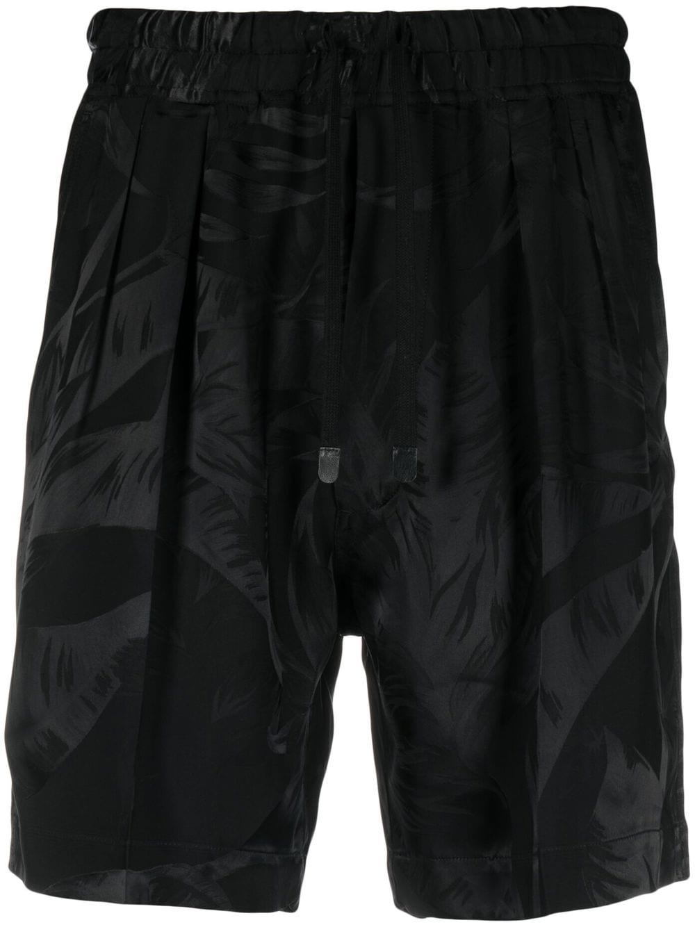 TOM FORD leaf-print shorts - Black von TOM FORD