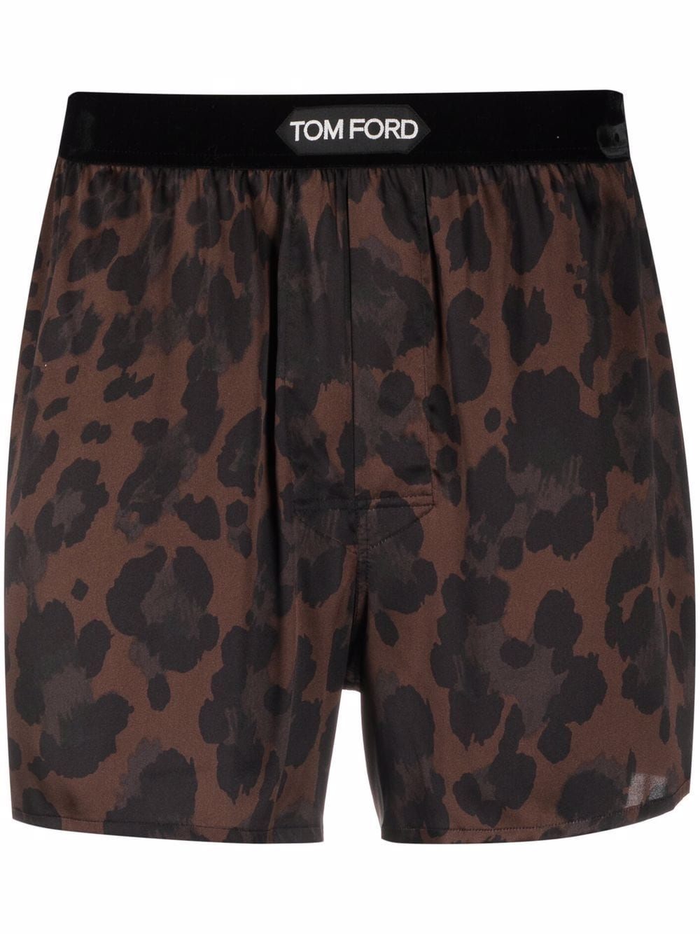 TOM FORD leopard-print boxers - Brown von TOM FORD