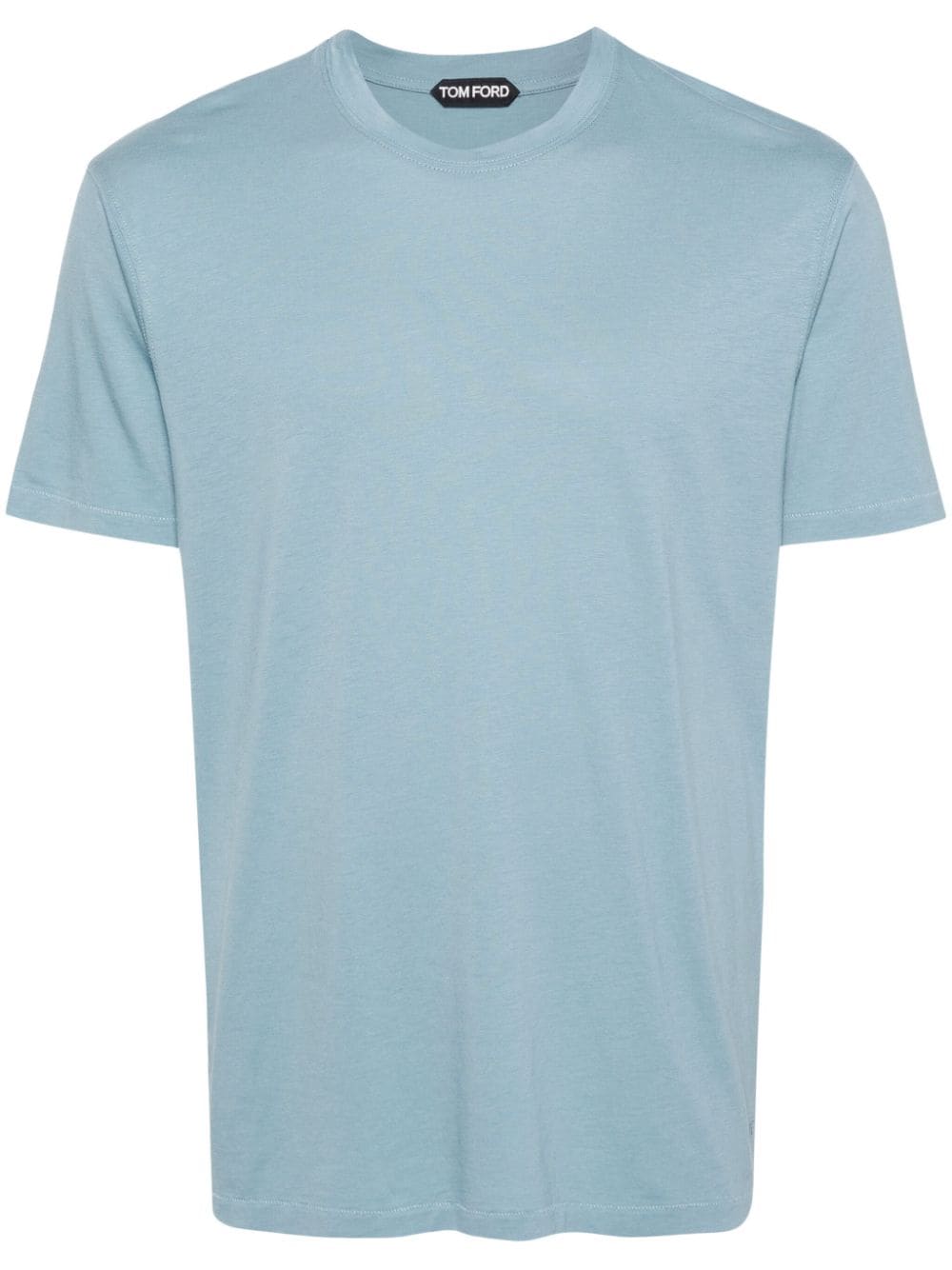 TOM FORD logo-embroidered T-shirt - Blue von TOM FORD