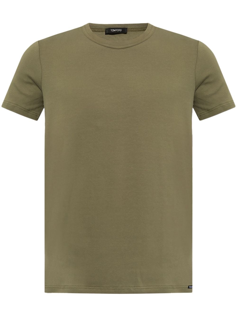 TOM FORD logo-tag jersey T-shirt - Green von TOM FORD