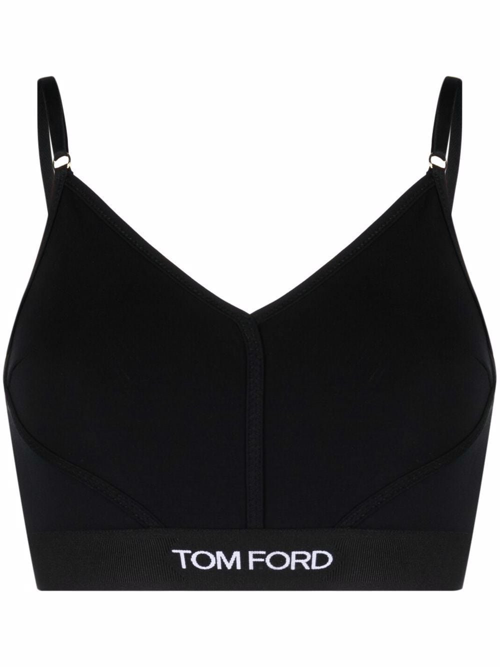 TOM FORD logo underband bralette - Black von TOM FORD