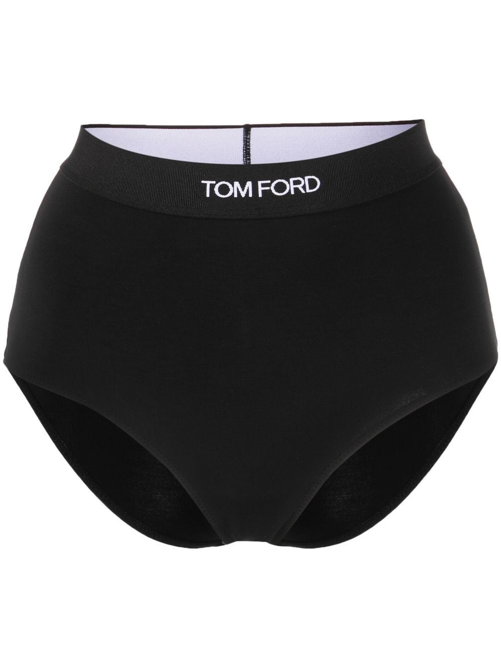 TOM FORD logo-waist briefs - Black von TOM FORD