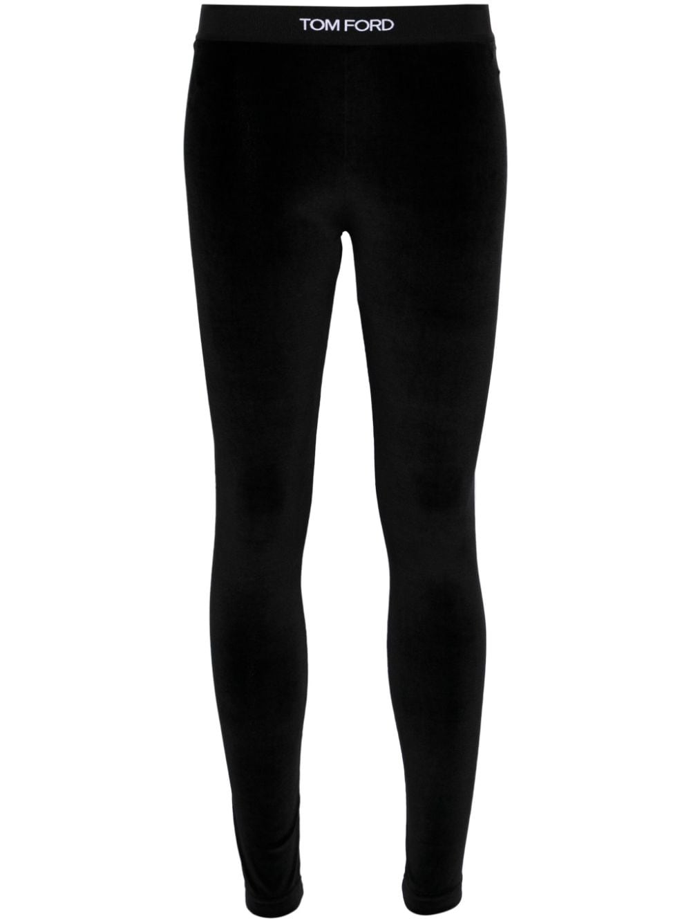 TOM FORD logo-waist leggings - Black von TOM FORD