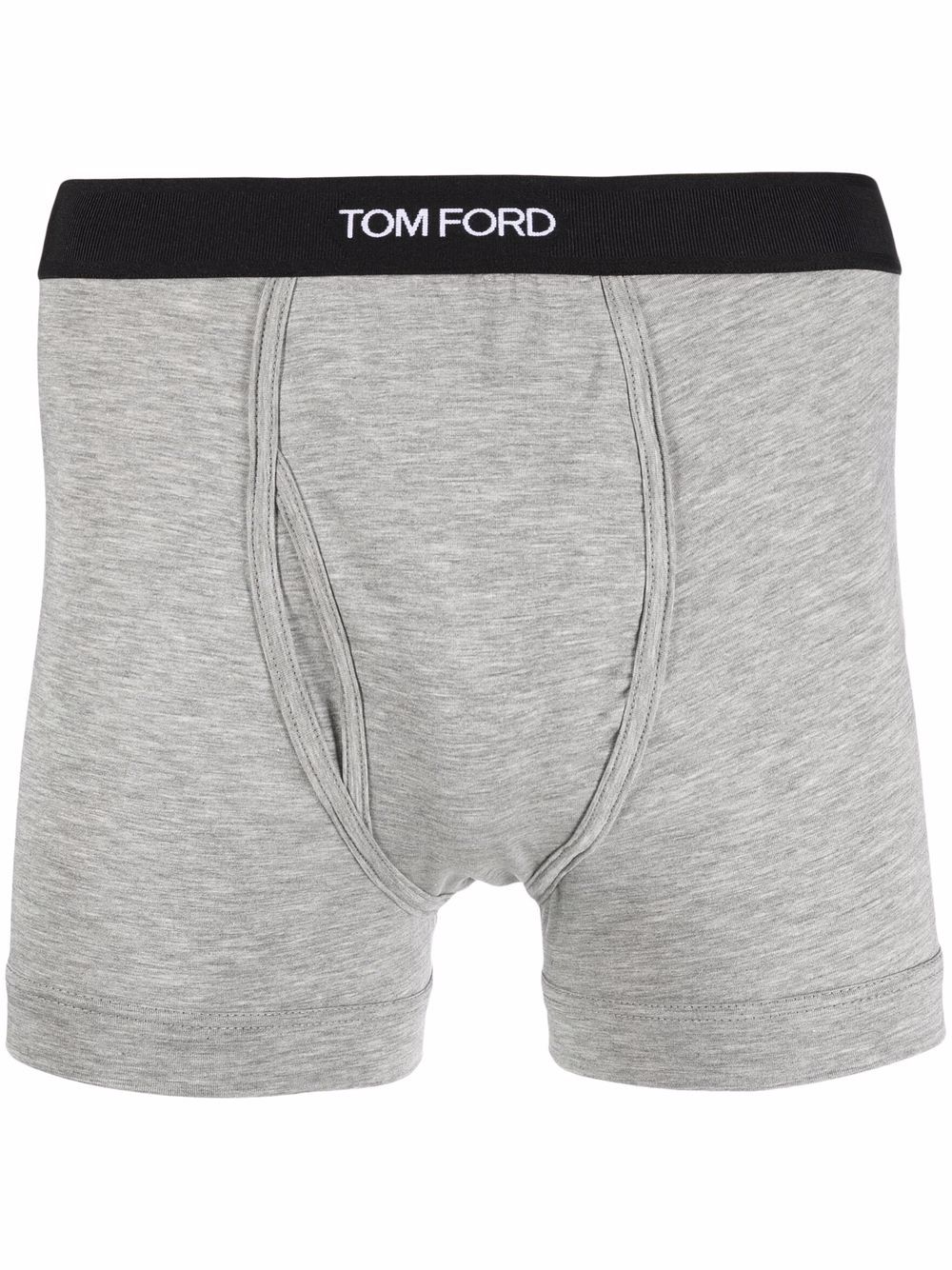 TOM FORD logo-waistband boxer briefs - Grey von TOM FORD