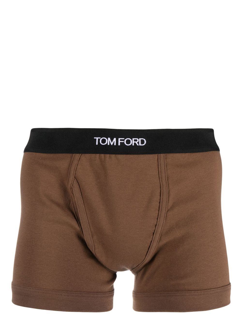 TOM FORD logo-waistband boxer shorts - Brown