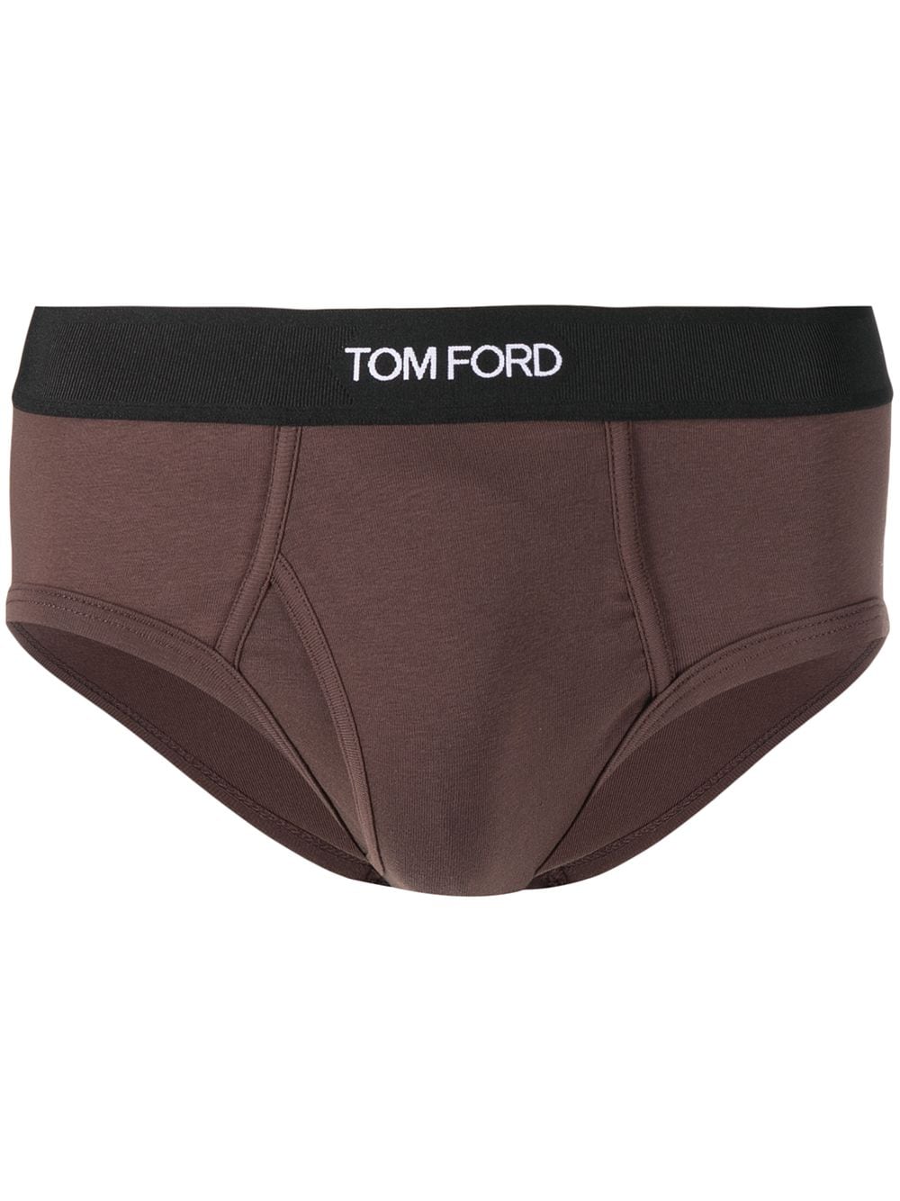 TOM FORD logo-waistband boxers - Brown von TOM FORD