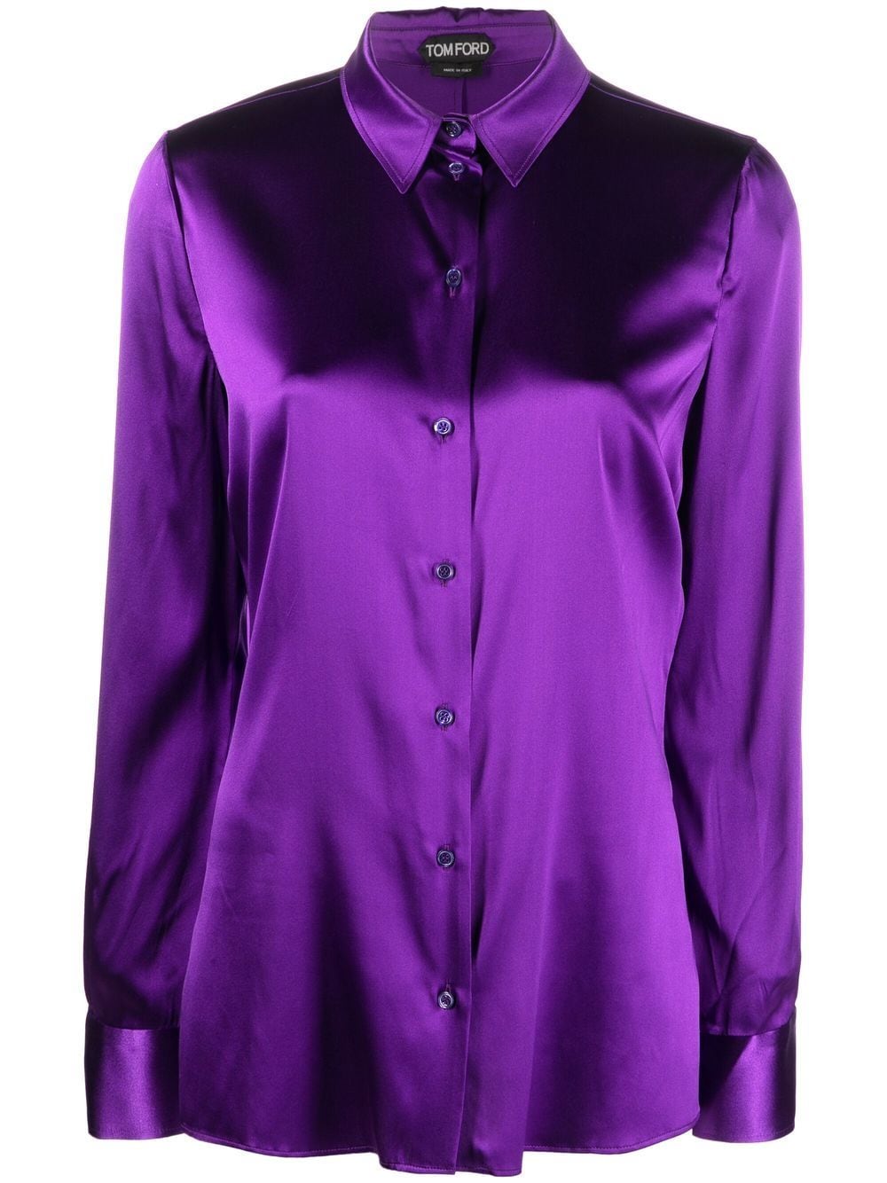 TOM FORD long-sleeve button-down shirt - Purple von TOM FORD