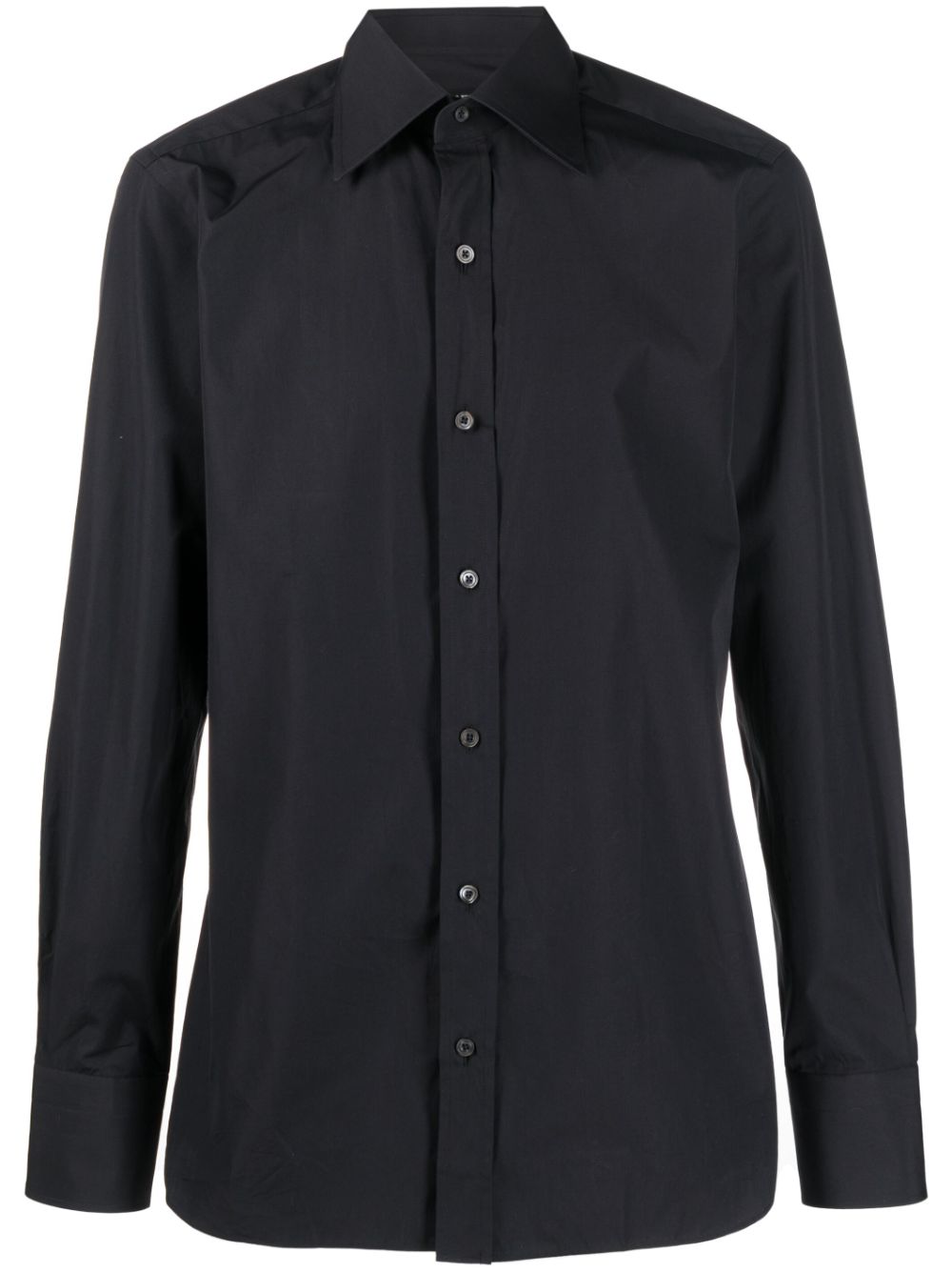 TOM FORD long-sleeve cotton shirt - Black von TOM FORD