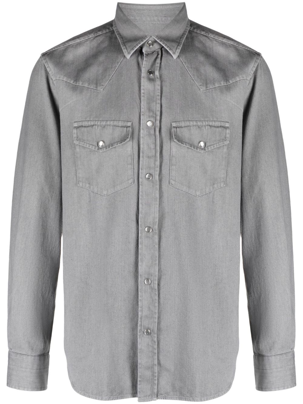 TOM FORD long-sleeve denim shirt - Grey von TOM FORD