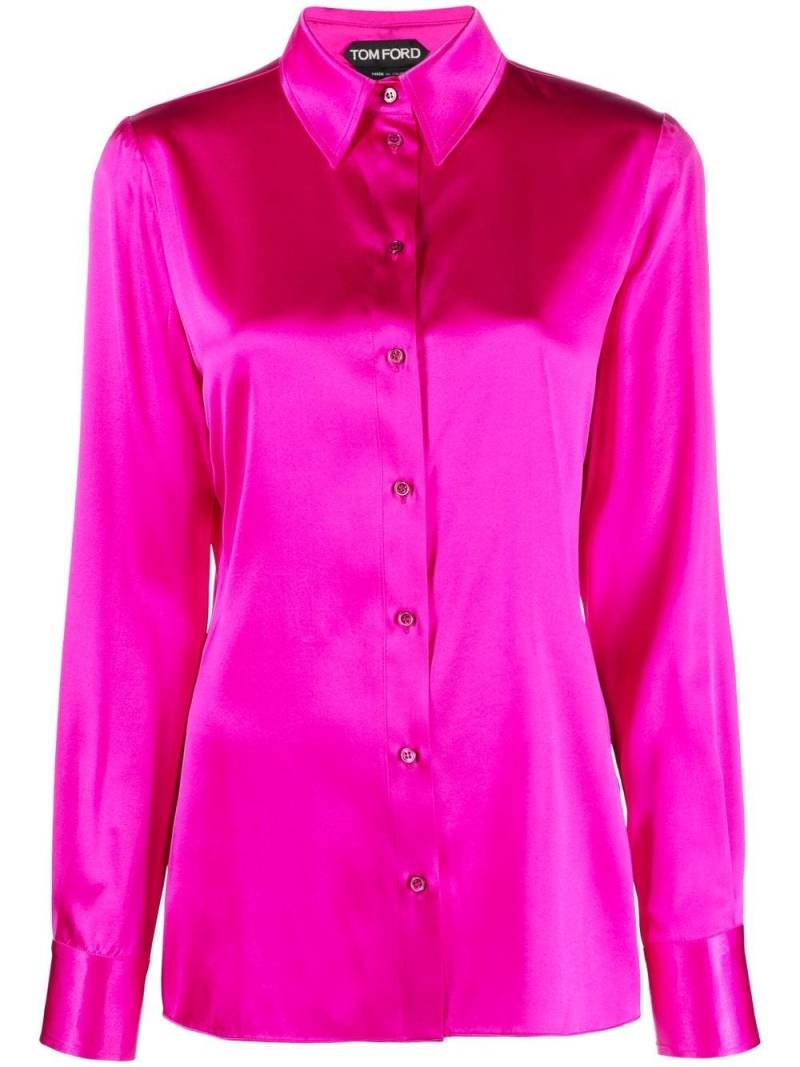TOM FORD long-sleeve button-down shirt - Pink von TOM FORD