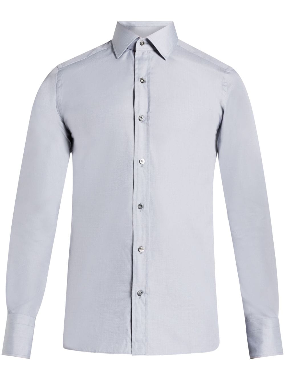 TOM FORD long-sleeved cotton shirt - Grey von TOM FORD