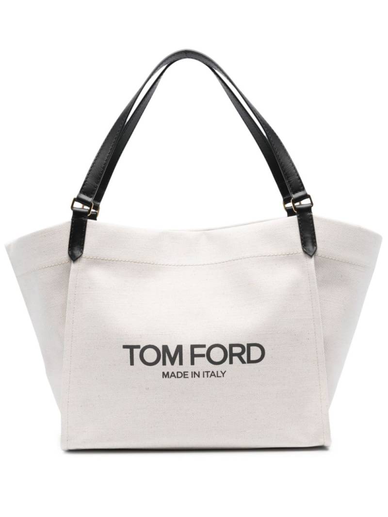 TOM FORD medium Amalfi tote bag - Neutrals von TOM FORD