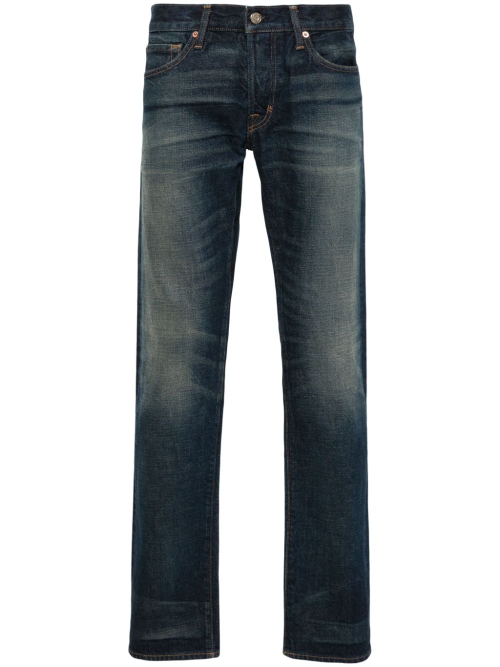 TOM FORD mid-rise slim-fit jeans - Blue von TOM FORD