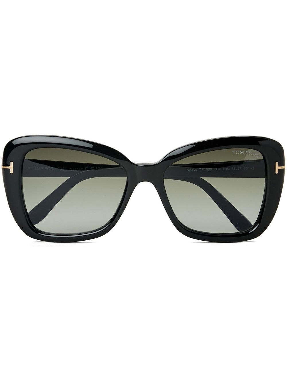 TOM FORD oversize-frame sunglasses - Black von TOM FORD