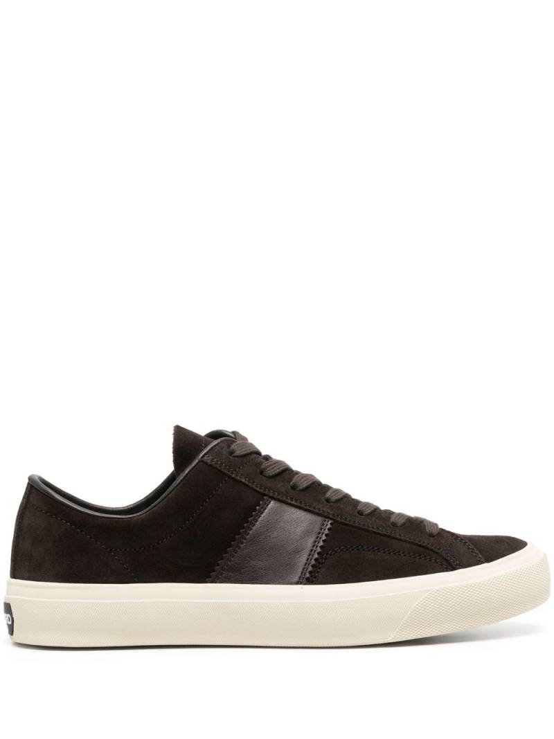 TOM FORD panelled low-top sneakers - Brown von TOM FORD