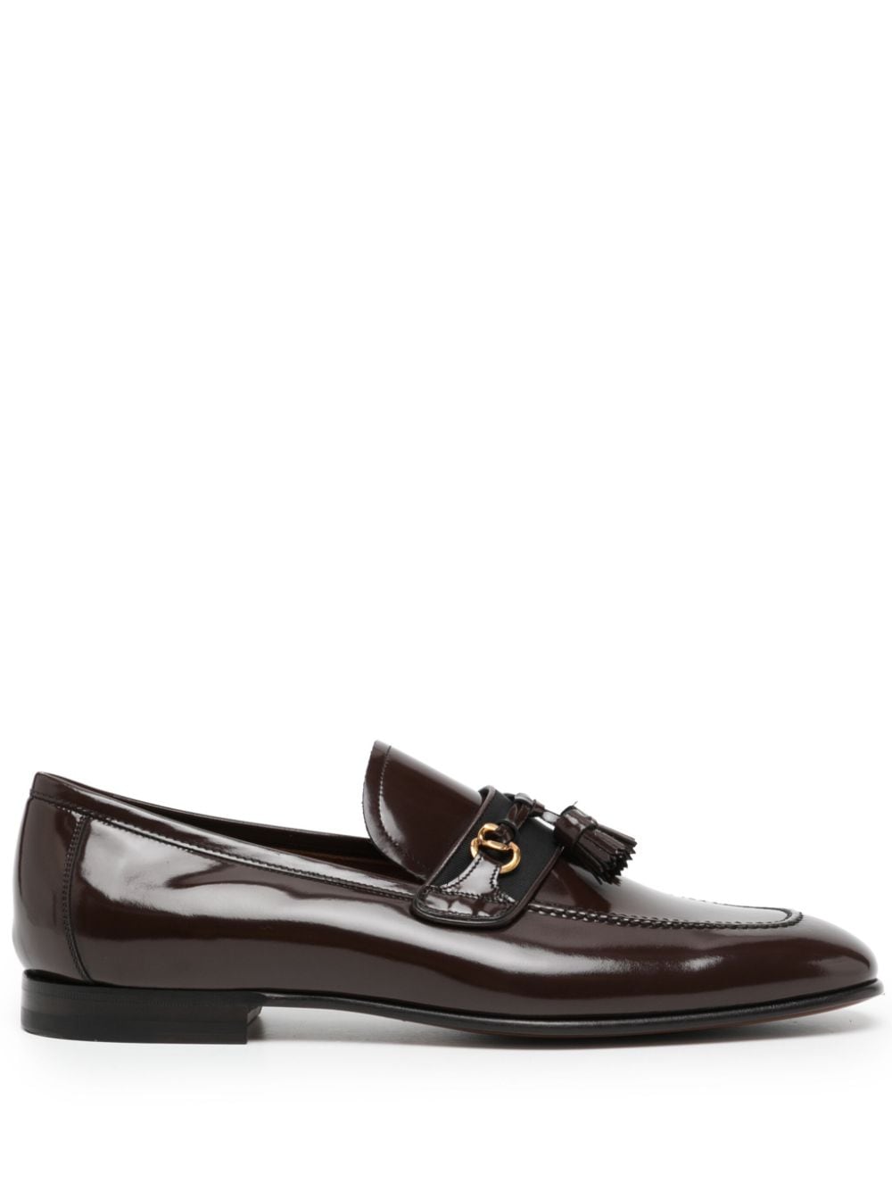 TOM FORD Sean tassel-detail leather loafers - Brown von TOM FORD