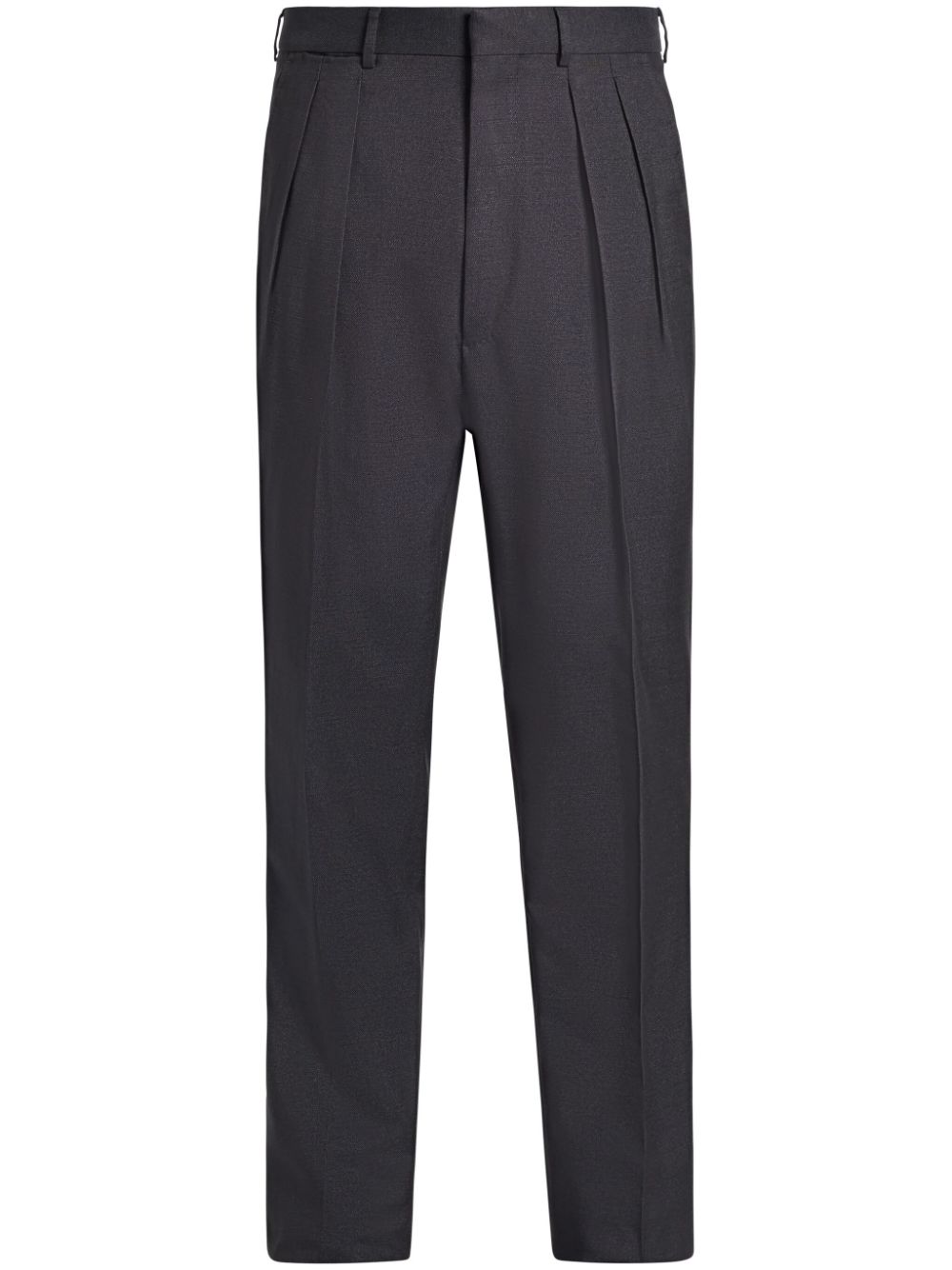 TOM FORD pleated silk trousers - Black von TOM FORD