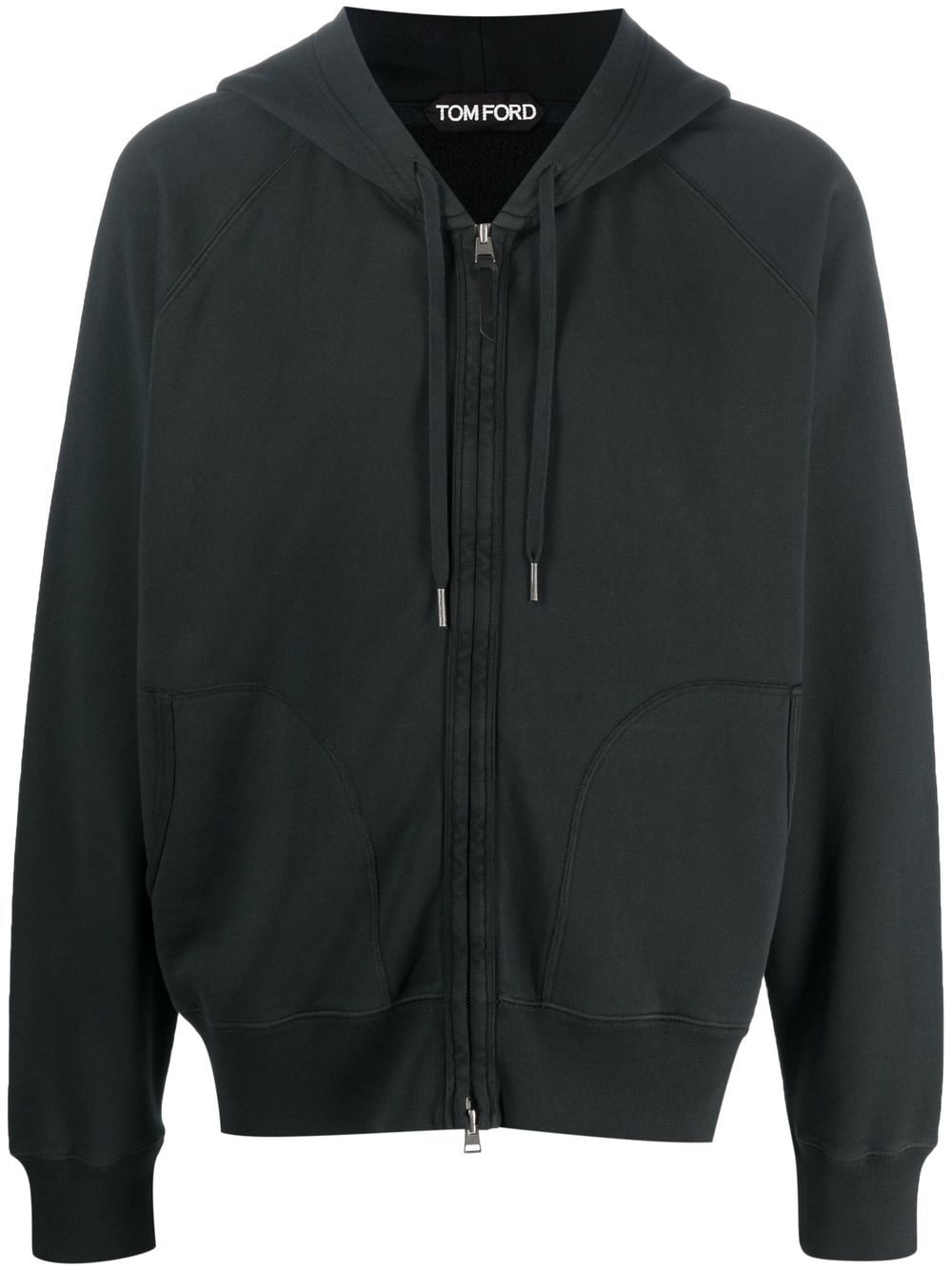 TOM FORD pouch-pocket zip hoodie - Black von TOM FORD