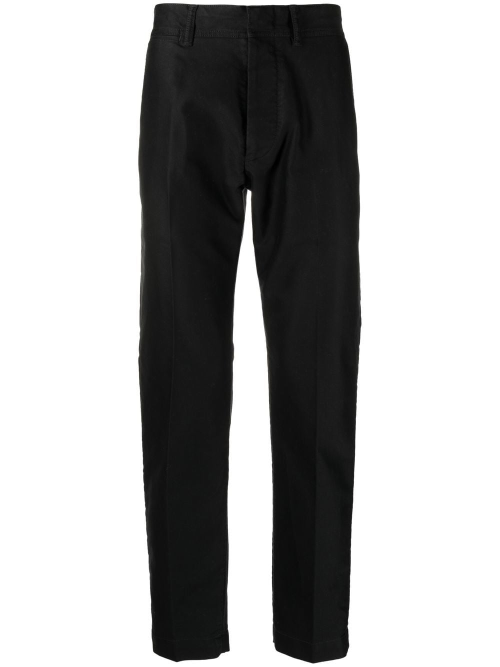 TOM FORD pressed-crease cotton chinos - Black von TOM FORD