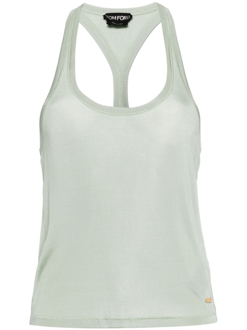 TOM FORD ribbed tank top - Green von TOM FORD