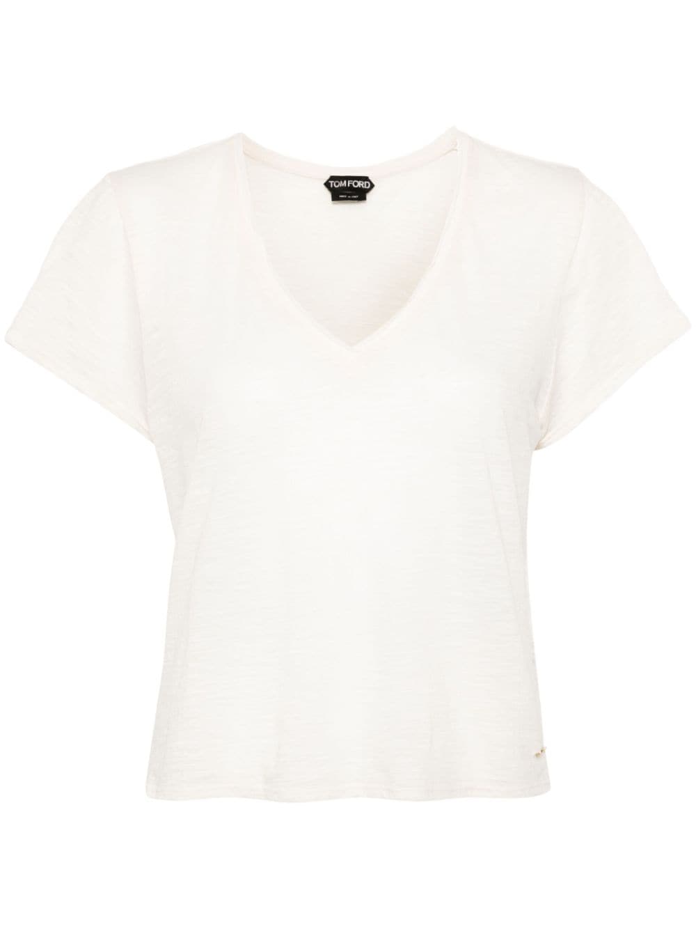 TOM FORD semi-sheer T-shirt - Neutrals von TOM FORD