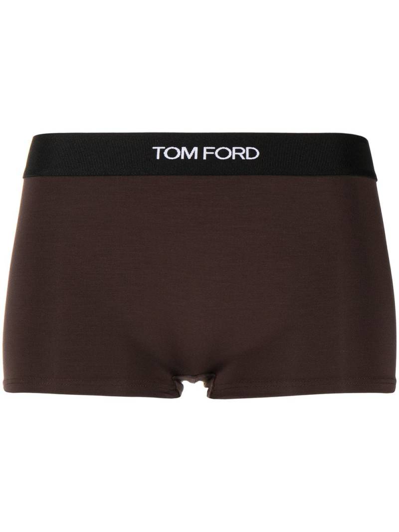 TOM FORD signature logo boxer briefs - Brown von TOM FORD