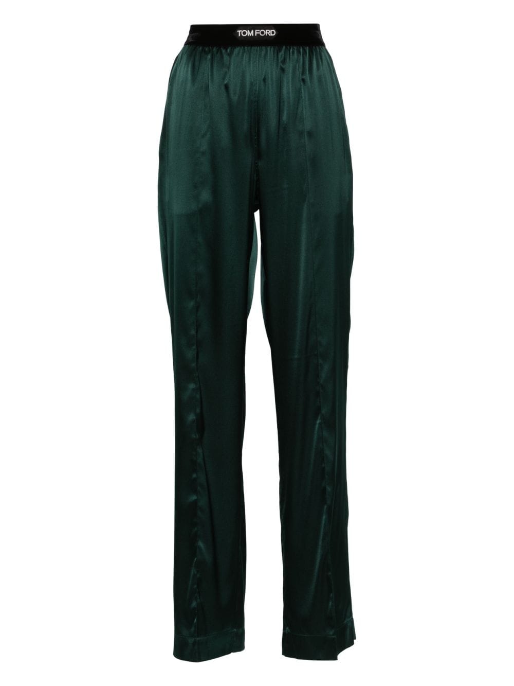 TOM FORD silk satin pyjama bottoms - Green von TOM FORD