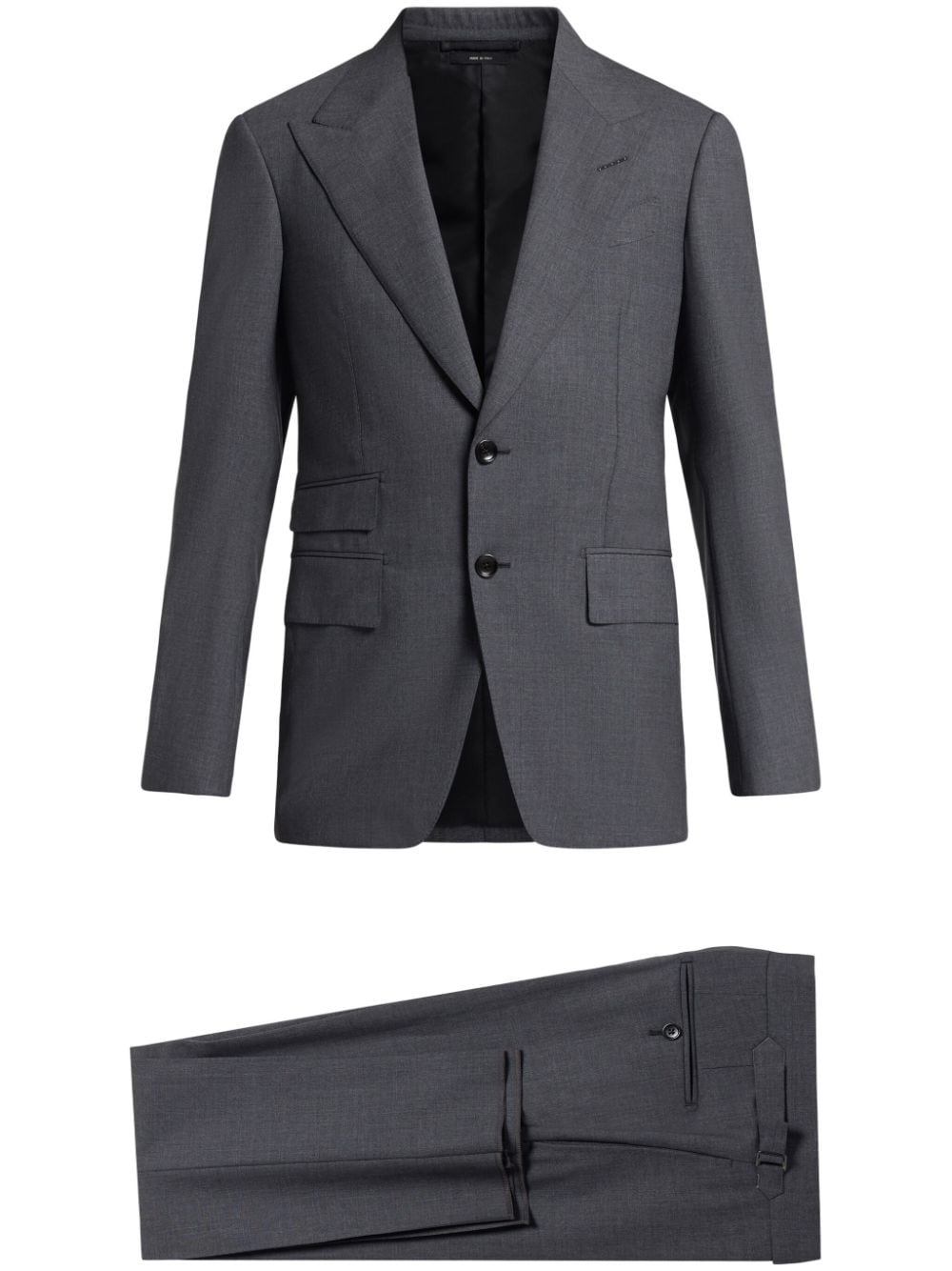 TOM FORD single-breasted straight-leg suit - Grey von TOM FORD