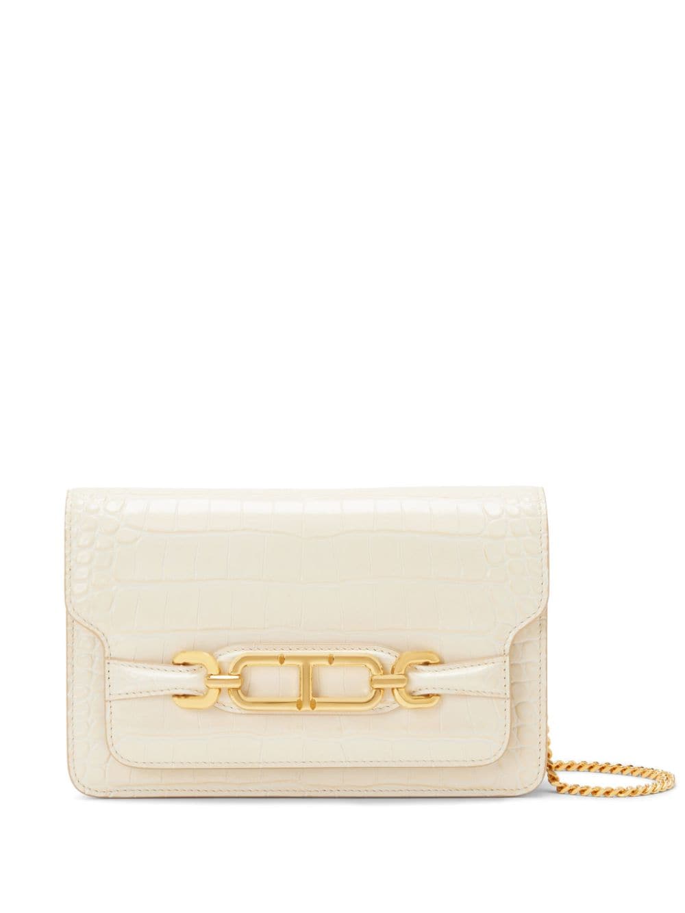 TOM FORD small crocodile-embossed shoulder bag - Neutrals von TOM FORD