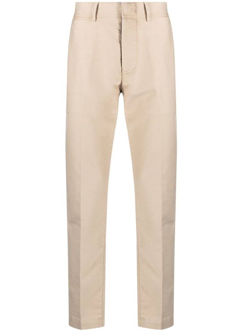 TOM FORD tapered cotton trousers - Neutrals von TOM FORD