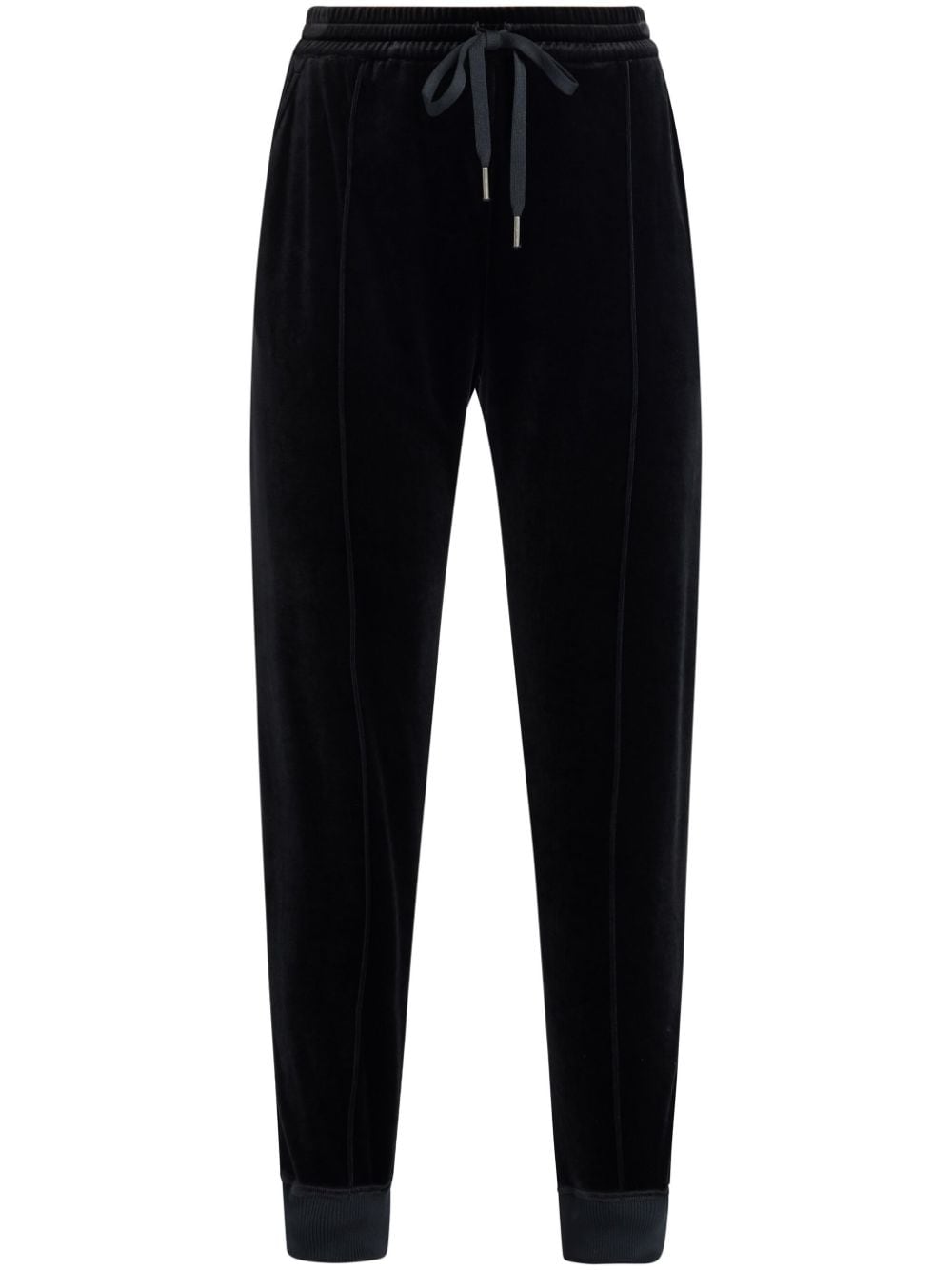 TOM FORD velvet track pants - Black von TOM FORD