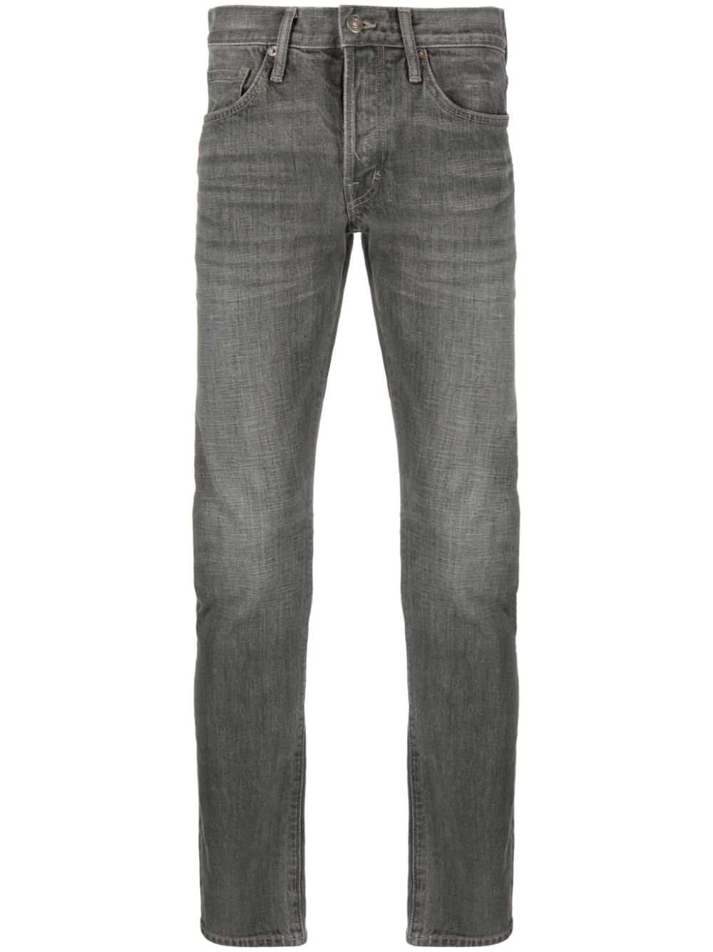 TOM FORD washed slim-fit jeans - Grey von TOM FORD