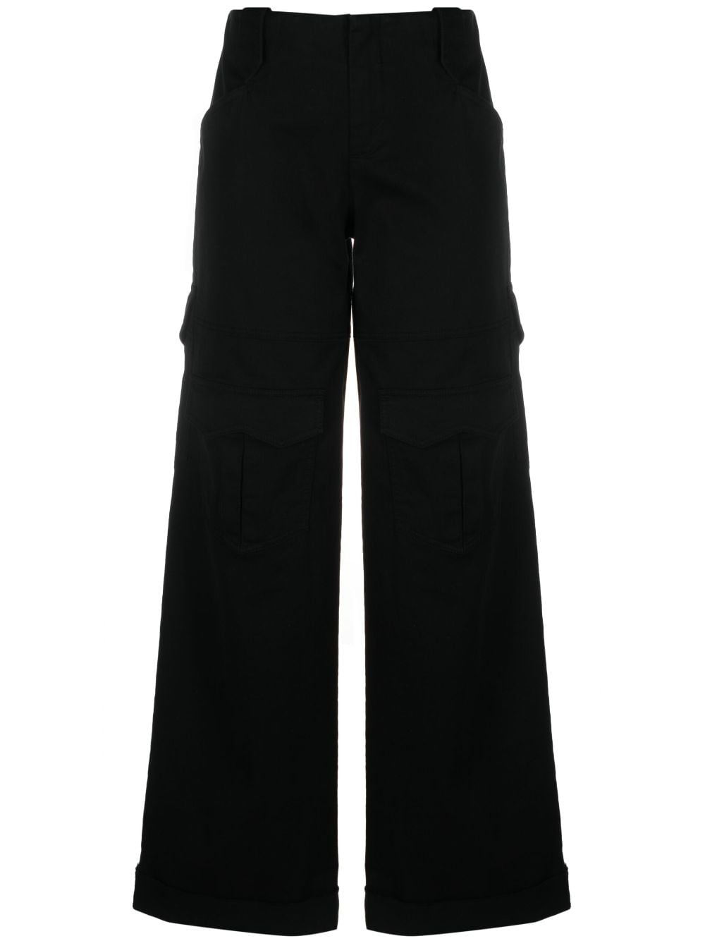 TOM FORD wide-leg cargo trousers - Black von TOM FORD