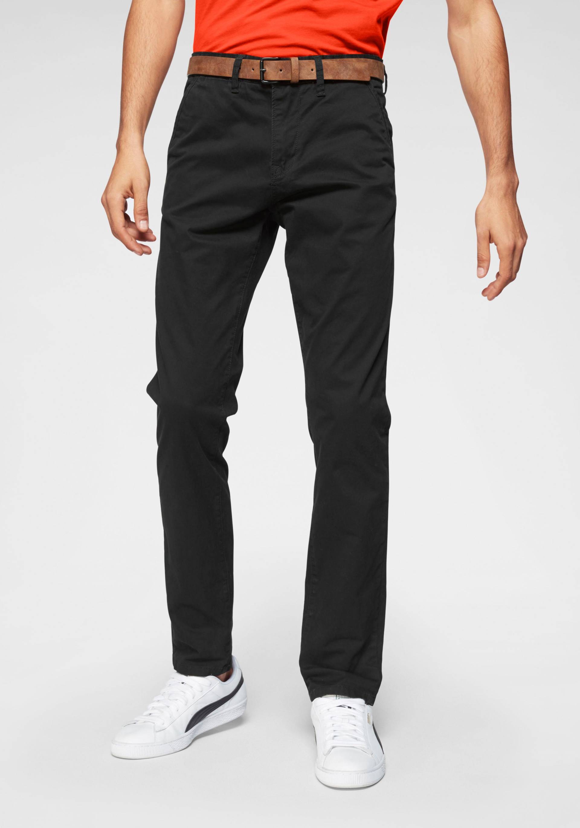 TOM TAILOR Denim Chinohose, (mit Gürtel) von TOM TAILOR Denim