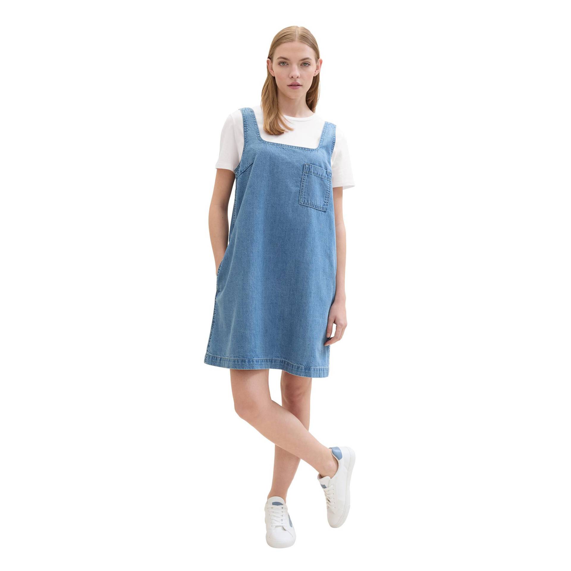 Kleid Damen Blau Denim XS von TOM TAILOR Denim