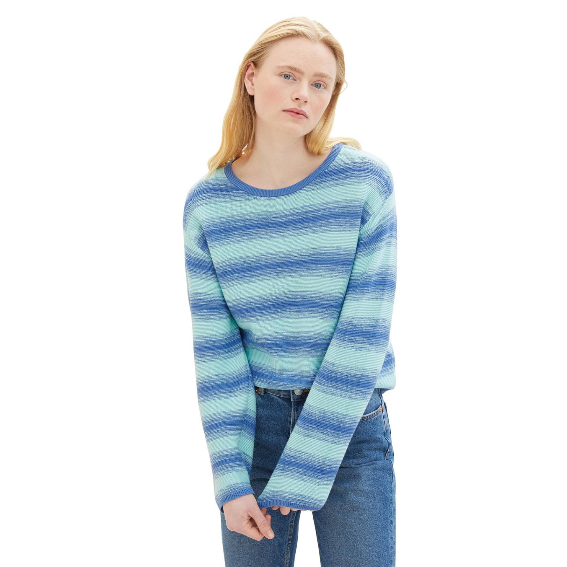 Pullover Damen Blau  S von TOM TAILOR Denim