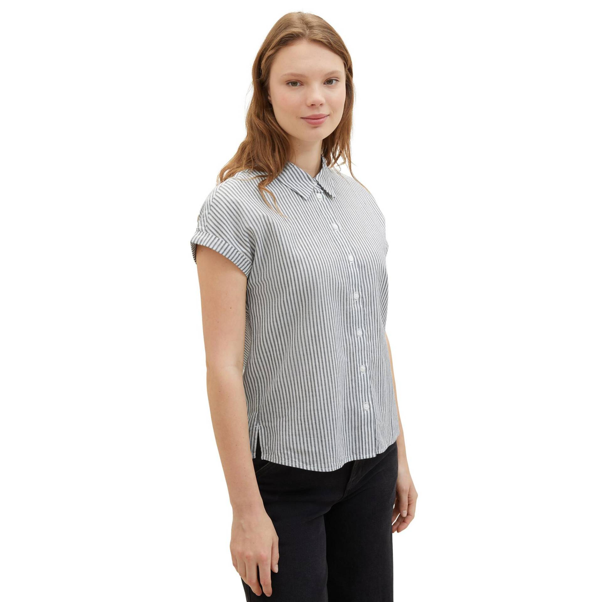 Shirt, Kurzarm Damen Multicolor S von TOM TAILOR Denim