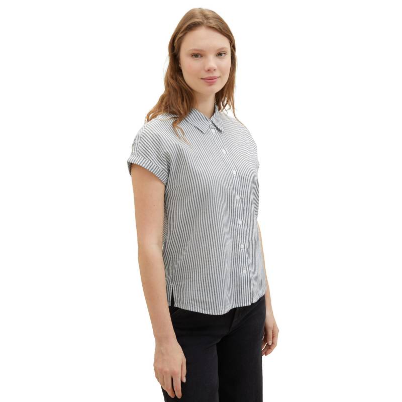 Shirt, Kurzarm Damen Multicolor XS von TOM TAILOR Denim