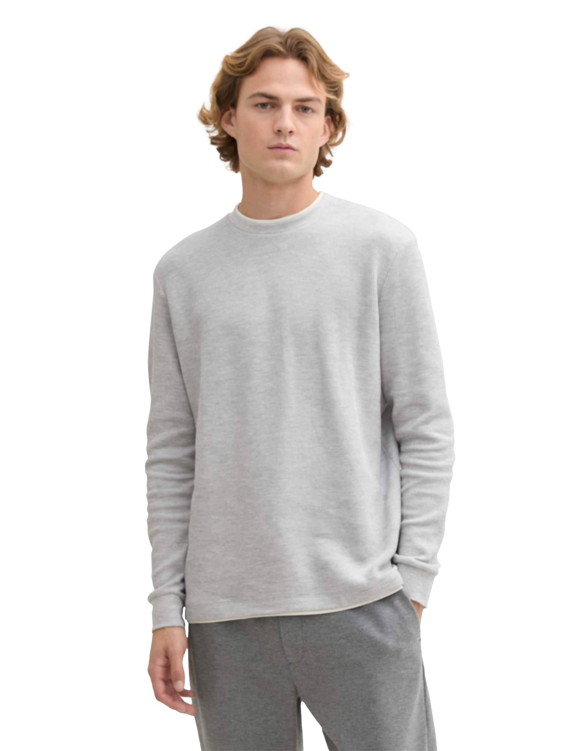 TOM TAILOR Denim 2-in-1-Langarmshirt, mit Rippstruktur TOM TAILOR Denim 2-in-1-Langarmshirt, mit Rippstruktur von TOM TAILOR Denim