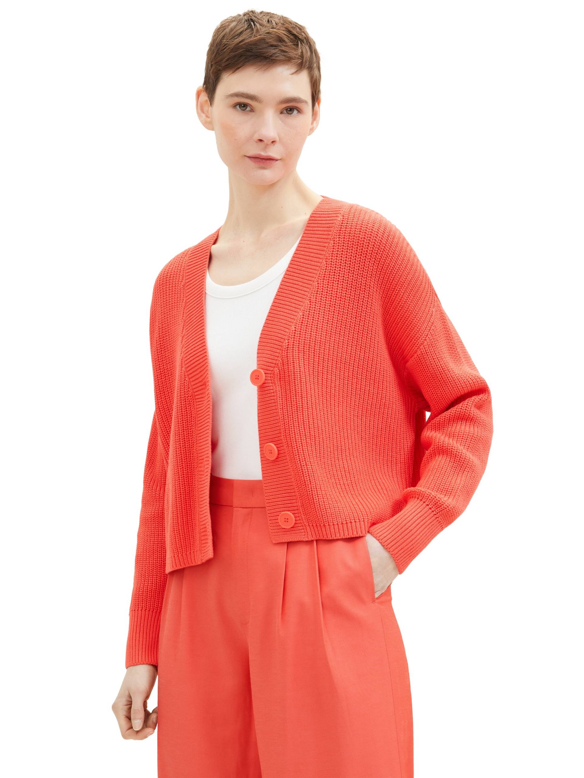 TOM TAILOR Denim Cardigan, Cardigan mit Strick und Knopfleiste TOM TAILOR Denim Cardigan, Cardigan mit Strick und Knopfleiste von TOM TAILOR Denim