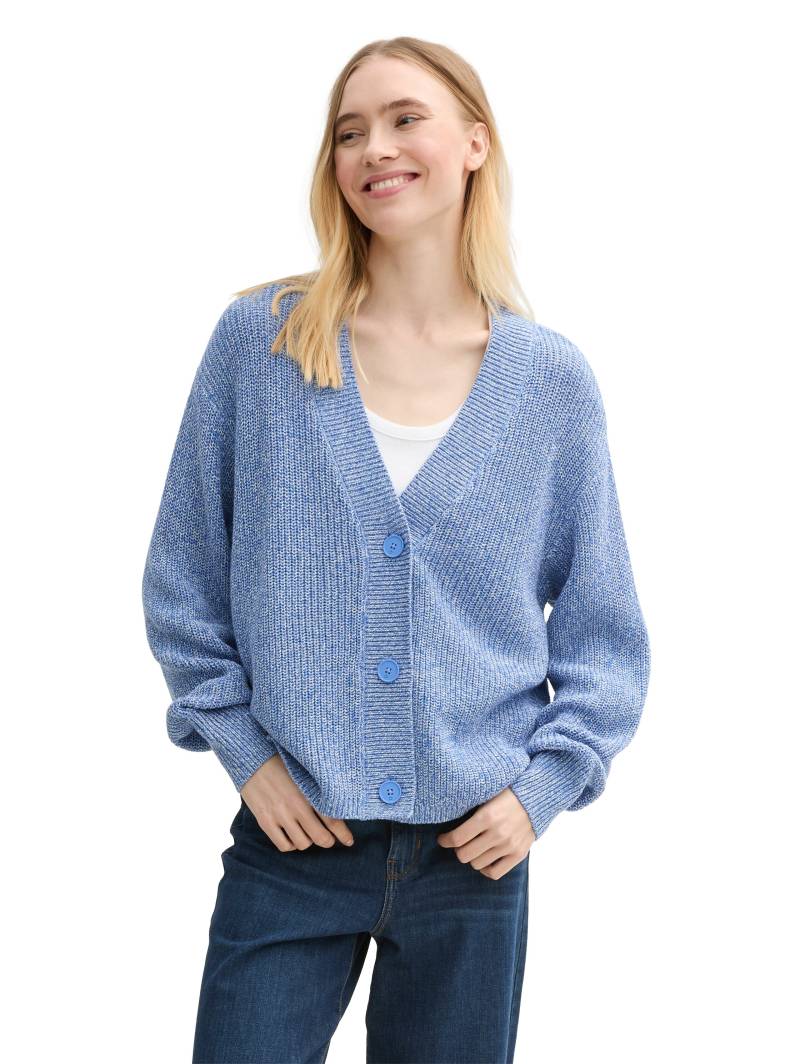 TOM TAILOR Denim Cardigan, mit Strickstruktur und Knopfleiste von TOM TAILOR Denim