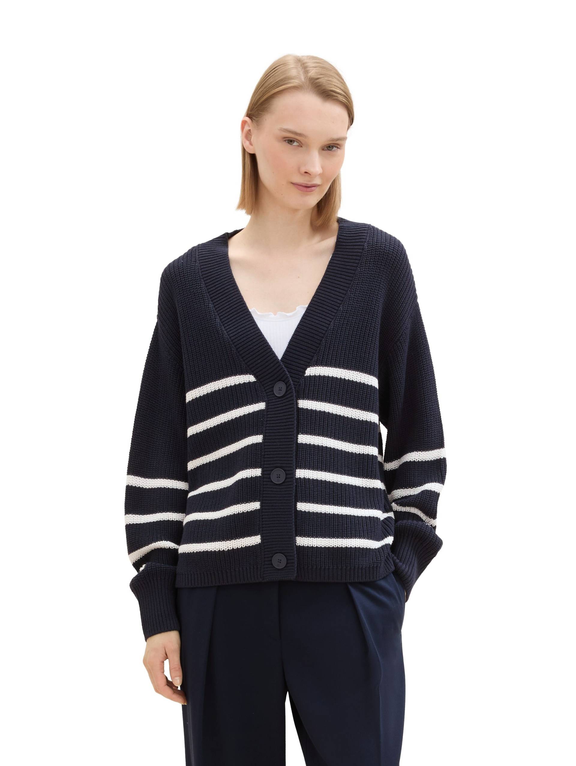 TOM TAILOR Denim Cardigan, mit Strickstruktur und Knopfleiste TOM TAILOR Denim Cardigan, mit Strickstruktur und Knopfleiste von TOM TAILOR Denim