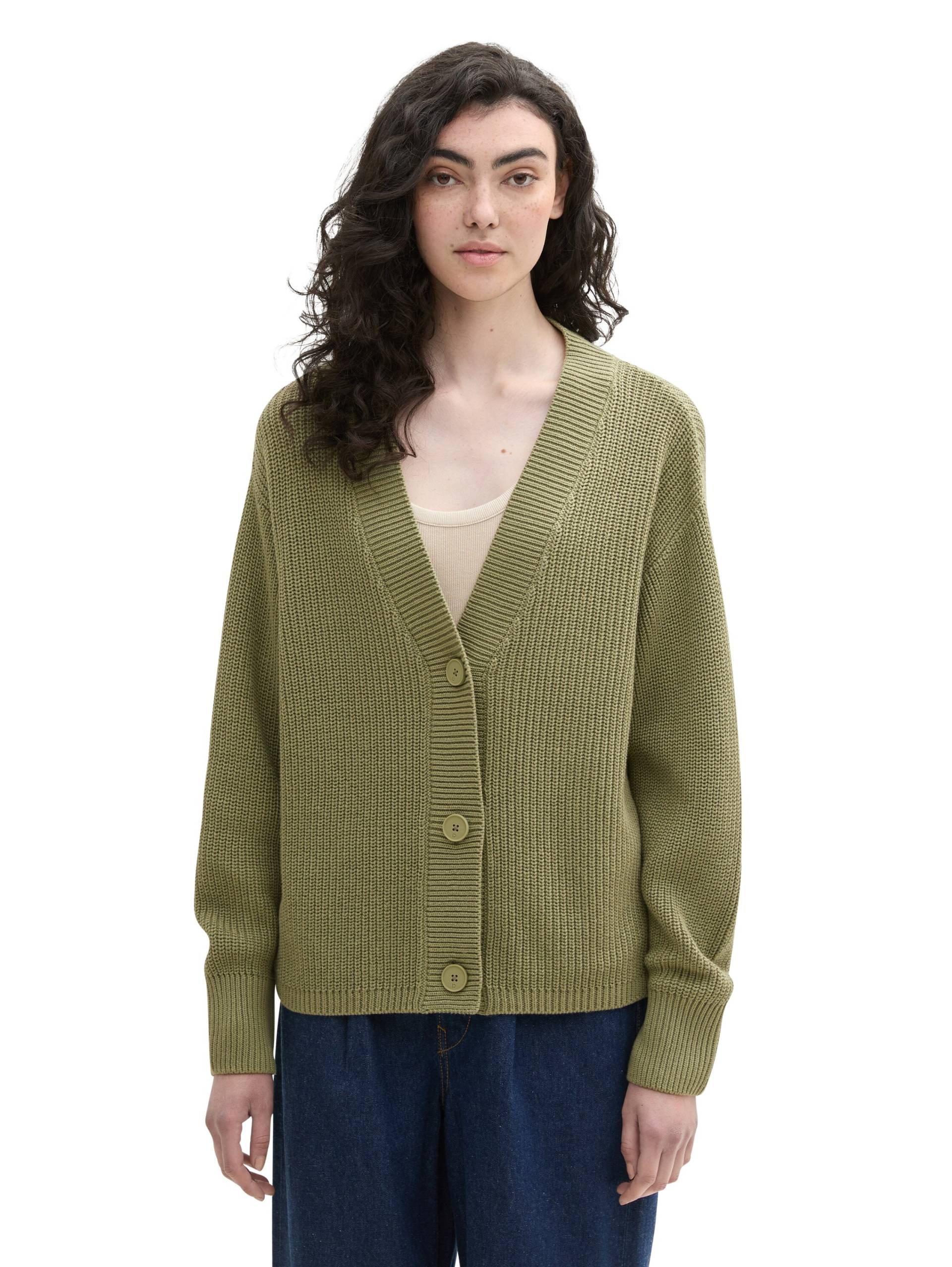 TOM TAILOR Denim Cardigan, mit Strickstruktur und Knopfleiste TOM TAILOR Denim Cardigan, mit Strickstruktur und Knopfleiste von TOM TAILOR Denim