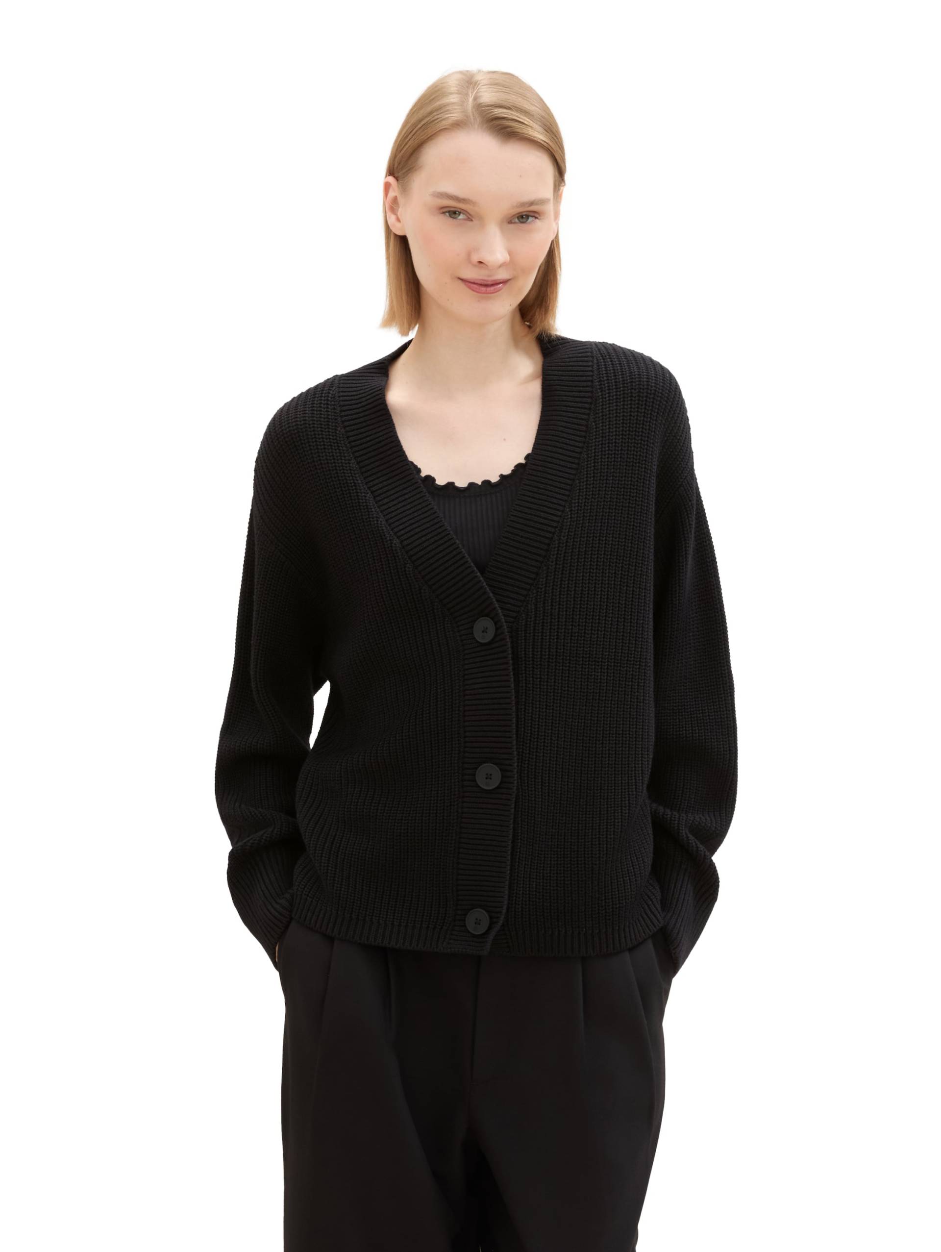 TOM TAILOR Denim Cardigan, mit Strickstruktur und Knopfleiste TOM TAILOR Denim Cardigan, mit Strickstruktur und Knopfleiste von TOM TAILOR Denim